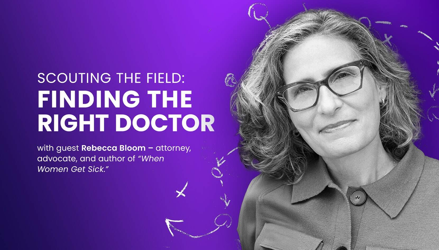 Banner for Episode 1 - Scouting the Field - Guest: Rebecca Bloom.
