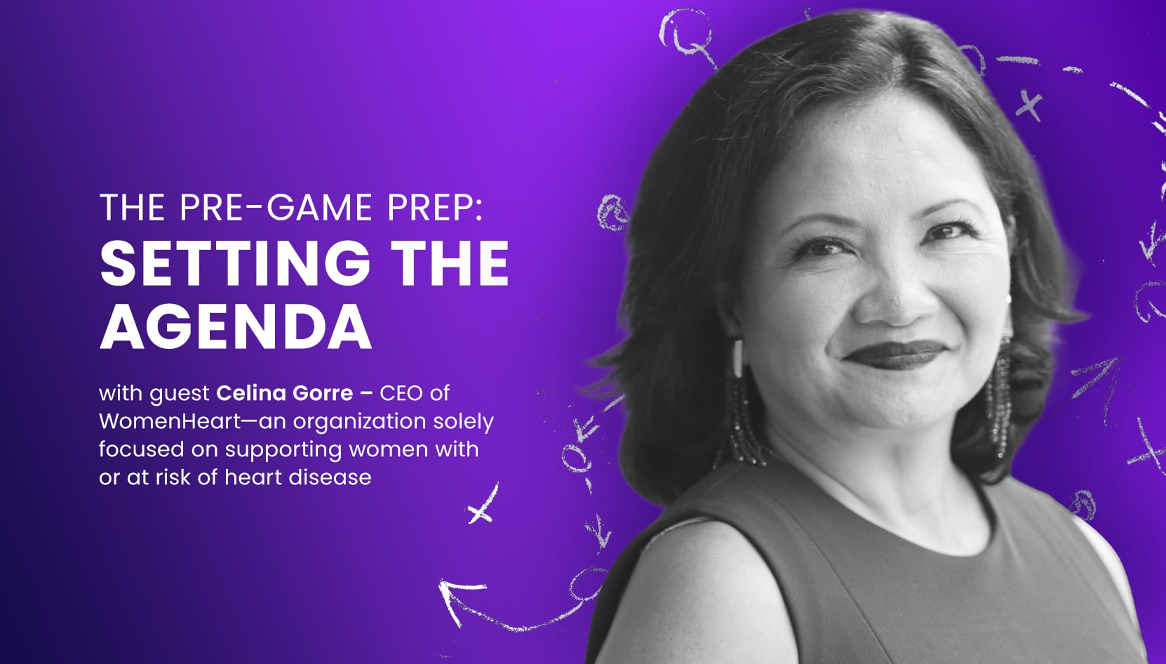 Banner for Episode 2 - Pre-Game Prep - Guest: Celina Gorre.